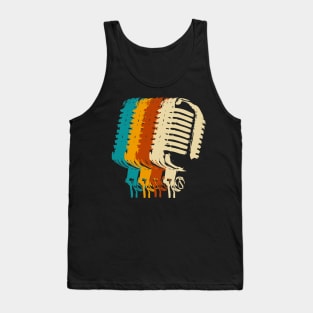 retro hip hop microphone Tank Top